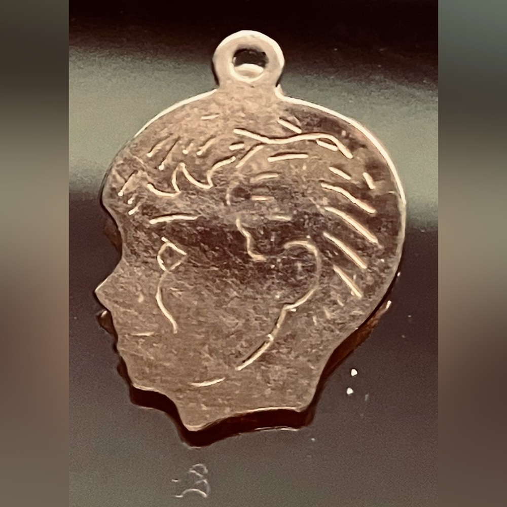 14K Gold Little Boy Charm Pendant